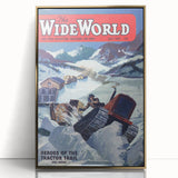 Heroes of the Tractor Trail - Vintage Magazine Cover Wall Art