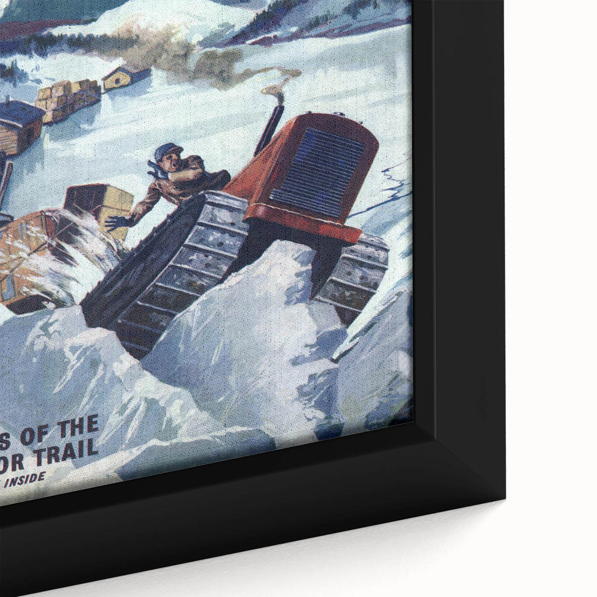 Heroes of the Tractor Trail - Vintage Magazine Cover Wall Art