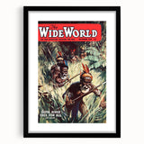 Sepik River Free for All - Vintage Magazine Cover Wall Art