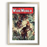 Sepik River Free for All - Vintage Magazine Cover Wall Art