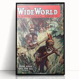 Sepik River Free for All - Vintage Magazine Cover Wall Art