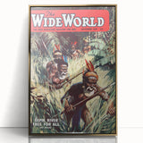 Sepik River Free for All - Vintage Magazine Cover Wall Art