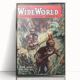 Sepik River Free for All - Vintage Magazine Cover Wall Art