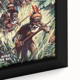Sepik River Free for All - Vintage Magazine Cover Wall Art