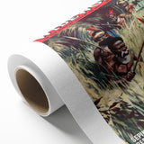 Sepik River Free for All - Vintage Magazine Cover Wall Art