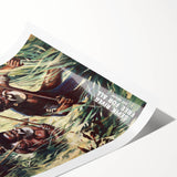Sepik River Free for All - Vintage Magazine Cover Wall Art