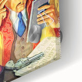 The Scarlet Heritage - Vintage Detective Magazine Cover Art