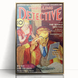 The Scarlet Heritage - Vintage Detective Magazine Cover Art