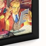 The Scarlet Heritage - Vintage Detective Magazine Cover Art