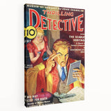 The Scarlet Heritage - Vintage Detective Magazine Cover Art