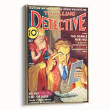 The Scarlet Heritage - Vintage Detective Magazine Cover Art