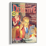 The Scarlet Heritage - Vintage Detective Magazine Cover Art
