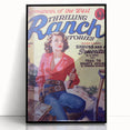 Sixguns and a Señorita - Vintage Western Magazine Cover Art