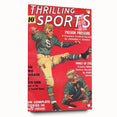Pigskin Pressure - Vintage Sports Magazine Cover Wall Art