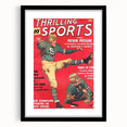 Pigskin Pressure - Vintage Sports Magazine Cover Wall Art