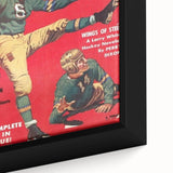 Pigskin Pressure - Vintage Sports Magazine Cover Wall Art