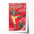 Pigskin Pressure - Vintage Sports Magazine Cover Wall Art