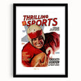 Crazy for Trouble - Vintage Sports Magazine Cover Wall Art