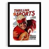 Crazy for Trouble - Vintage Sports Magazine Cover Wall Art