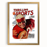 Crazy for Trouble - Vintage Sports Magazine Cover Wall Art