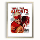 Crazy for Trouble - Vintage Sports Magazine Cover Wall Art