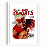 Crazy for Trouble - Vintage Sports Magazine Cover Wall Art