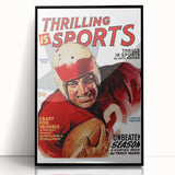 Crazy for Trouble - Vintage Sports Magazine Cover Wall Art