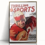 Crazy for Trouble - Vintage Sports Magazine Cover Wall Art