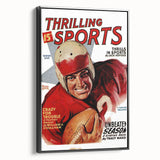 Crazy for Trouble - Vintage Sports Magazine Cover Wall Art