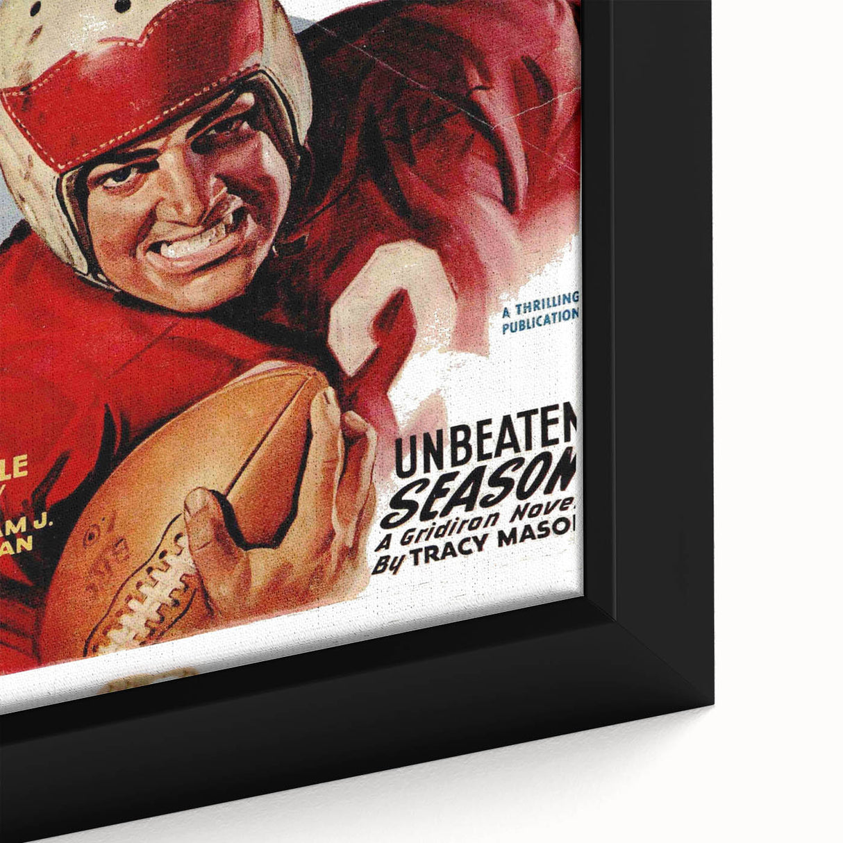 Crazy for Trouble - Vintage Sports Magazine Cover Wall Art