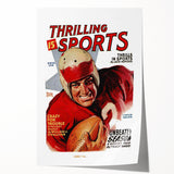 Crazy for Trouble - Vintage Sports Magazine Cover Wall Art