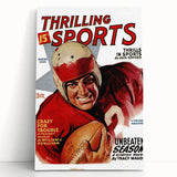 Crazy for Trouble - Vintage Sports Magazine Cover Wall Art