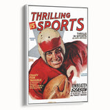 Crazy for Trouble - Vintage Sports Magazine Cover Wall Art