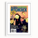 Vintage Magazine Cover Art - Alfred Hitchcock’s Mystery Magazine