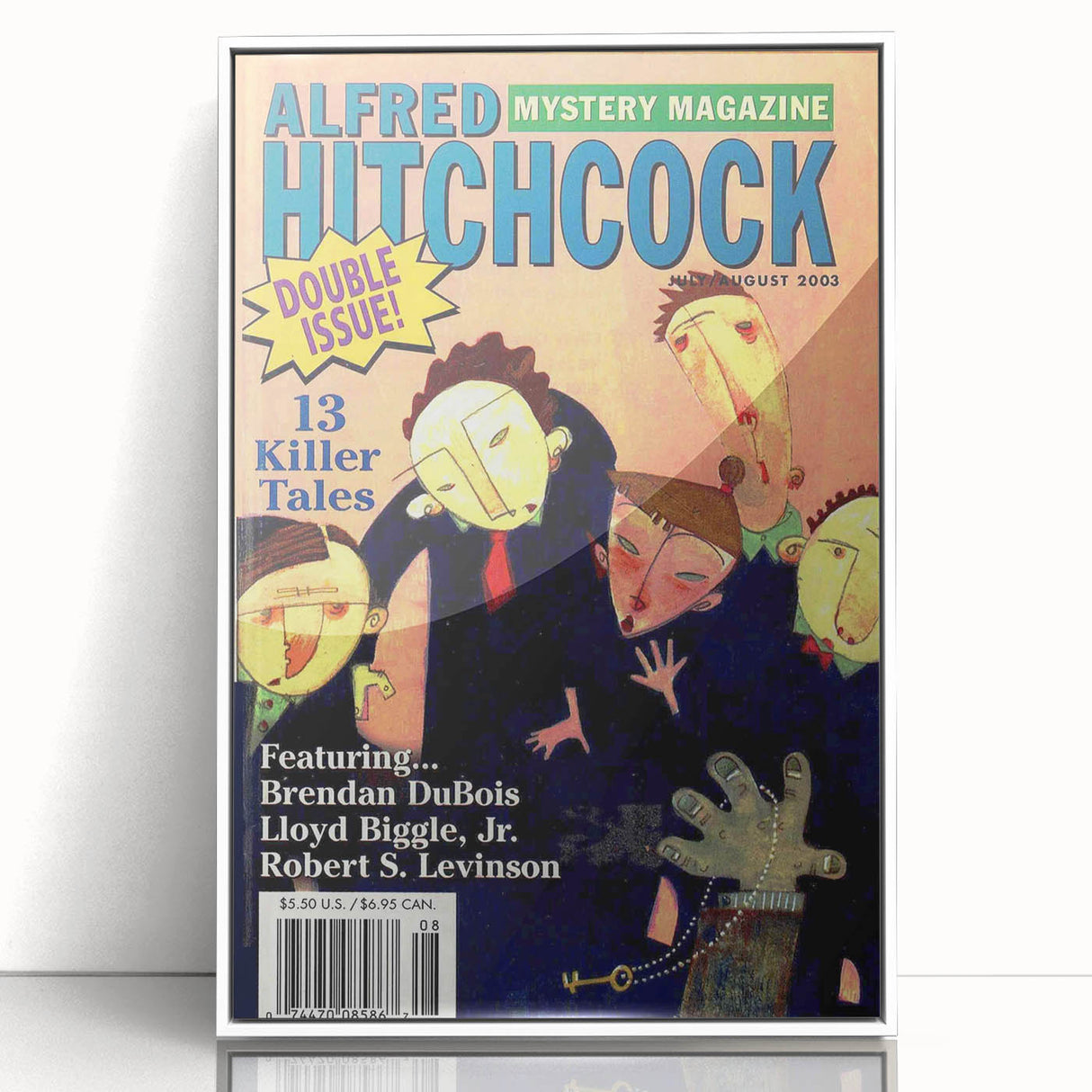 Vintage Magazine Cover Art - Alfred Hitchcock’s Mystery Magazine