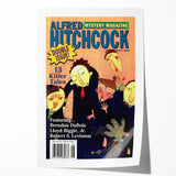 Vintage Magazine Cover Art - Alfred Hitchcock’s Mystery Magazine