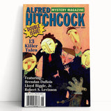 Vintage Magazine Cover Art - Alfred Hitchcock’s Mystery Magazine