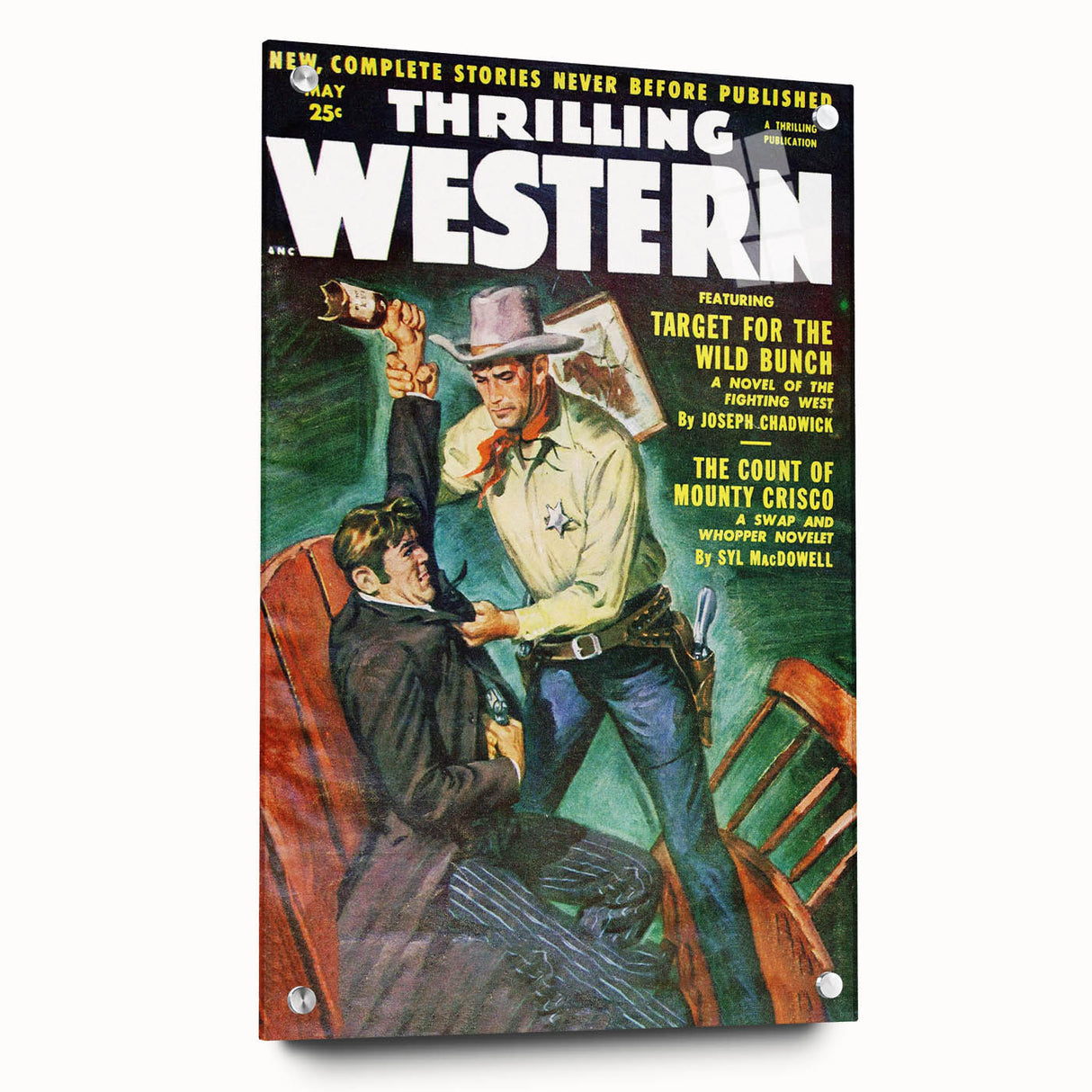 Target for the Wild Bunch - Vintage Western Magazine Cover Art