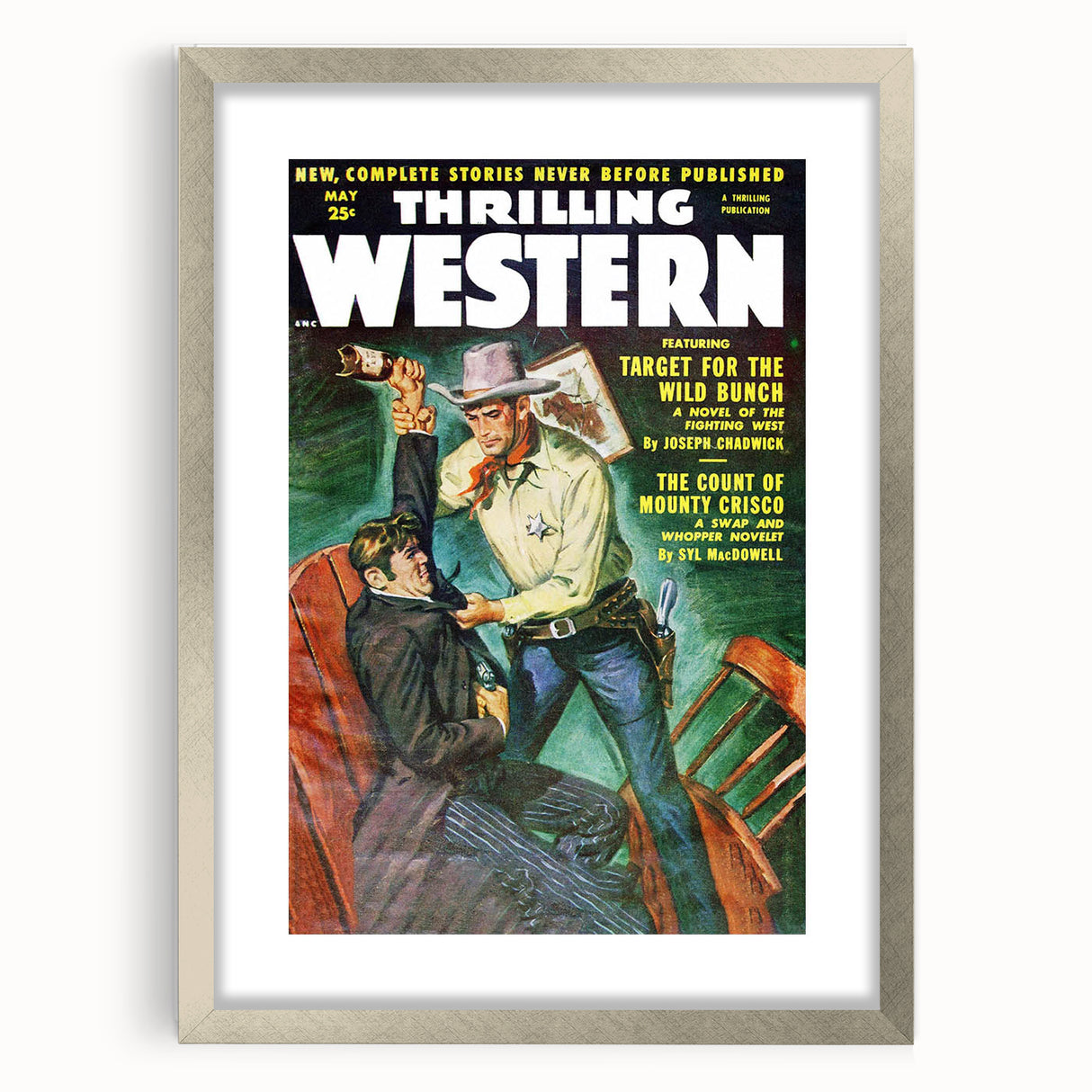 Target for the Wild Bunch - Vintage Western Magazine Cover Art