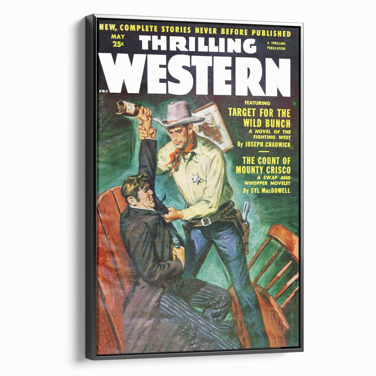 Target for the Wild Bunch - Vintage Western Magazine Cover Art