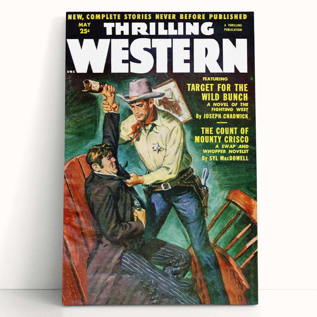 Target for the Wild Bunch - Vintage Western Magazine Cover Art
