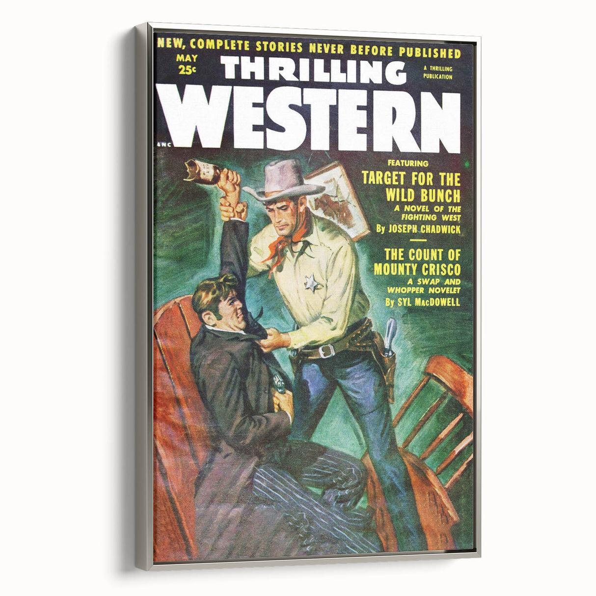 Target for the Wild Bunch - Vintage Western Magazine Cover Art