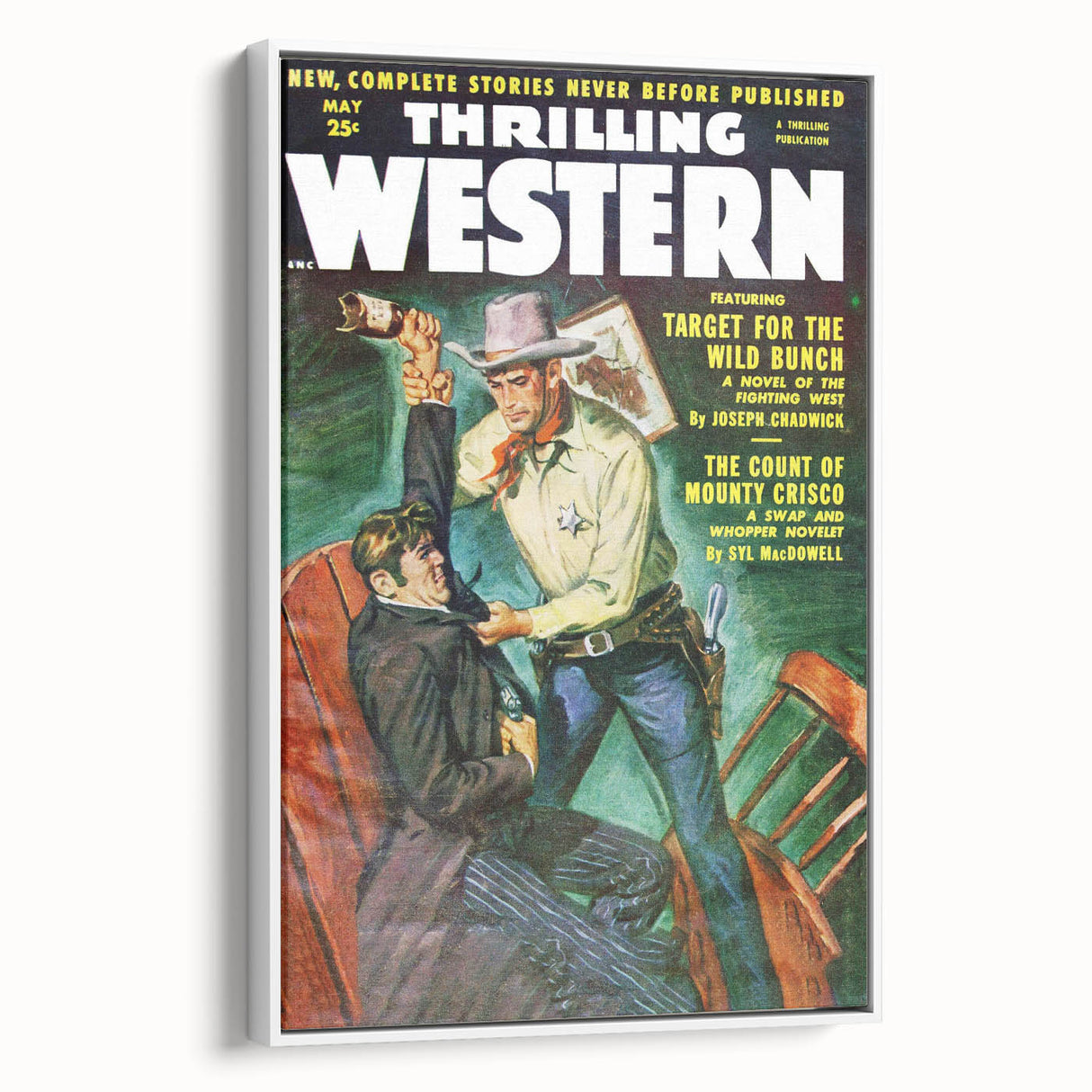 Target for the Wild Bunch - Vintage Western Magazine Cover Art