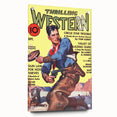 Circle Star Trouble - Vintage Western Magazine Cover Art