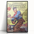Circle Star Trouble - Vintage Western Magazine Cover Art