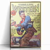 Circle Star Trouble - Vintage Western Magazine Cover Art