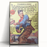 Circle Star Trouble - Vintage Western Magazine Cover Art
