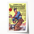 Circle Star Trouble - Vintage Western Magazine Cover Art
