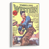 Circle Star Trouble - Vintage Western Magazine Cover Art