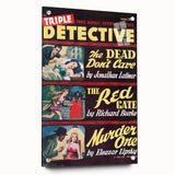 The Dead Don’t Care - Vintage Detective Magazine Cover Art
